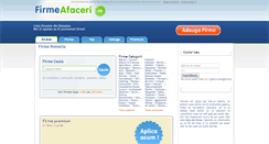 Desktop Screenshot of firmeafaceri.ro